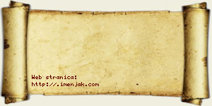 Isidor Srdanović vizit kartica